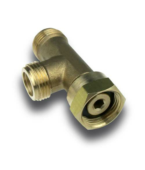 LPG Changeover Valve W20 Pigtail T-Piece Connector